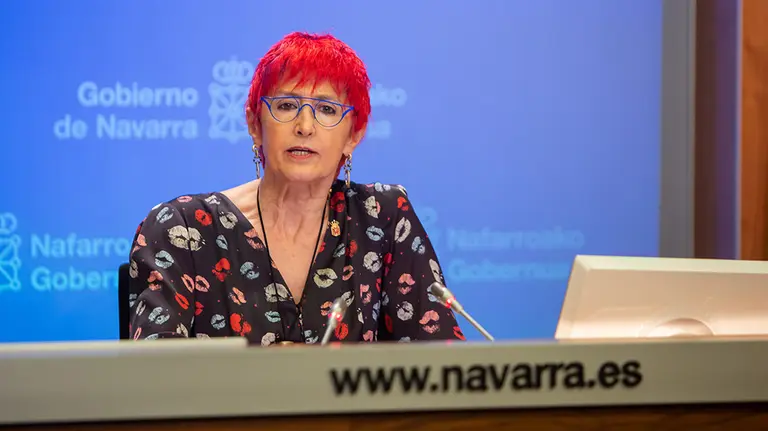 La consejera de Salud del Gobierno de Navarra, Santos Induráin GOBIERNO DE NAVARRA