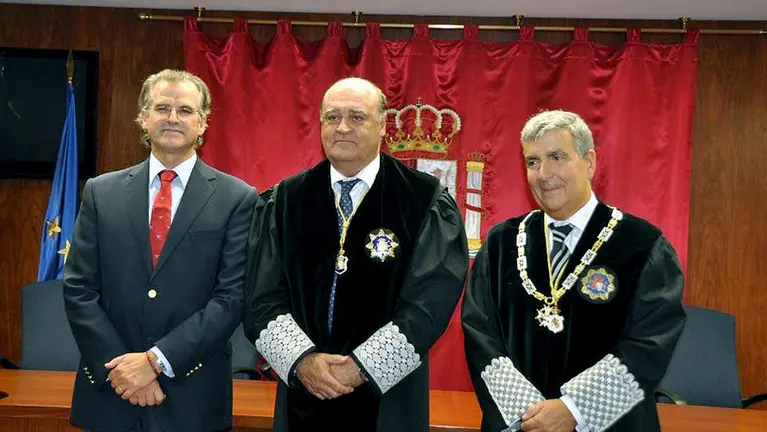 Pepe Núñez, recientemente fallecido, en una imagen junto a Joaquín Galve y Juan Manuel Fernández.
