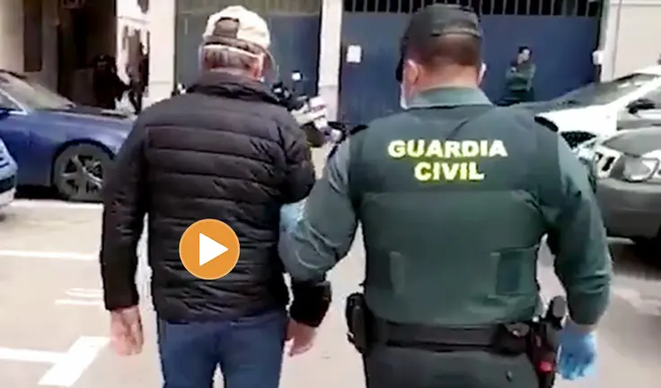 Detenido por la Guardia Civil por asegurar que acudía a contagiar el virus.