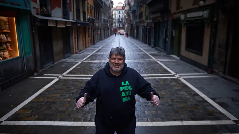 La Casa del Libro de Carmelo Butini durante el confinamiento por el coronavirus. MIGUEL OSÉS