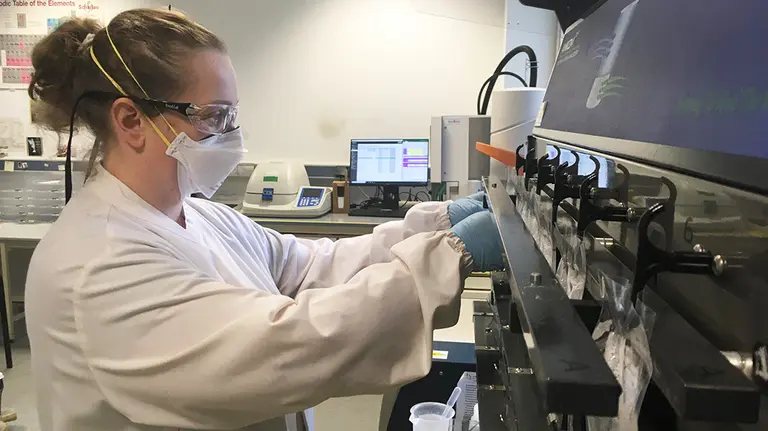 Investigación en el centro de tecnología y seguridad alimentaria. Europa Press.