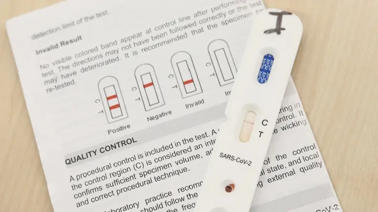Kit utilizado para la realización de los test rápidos. GOBIERNO DE NAVARRA