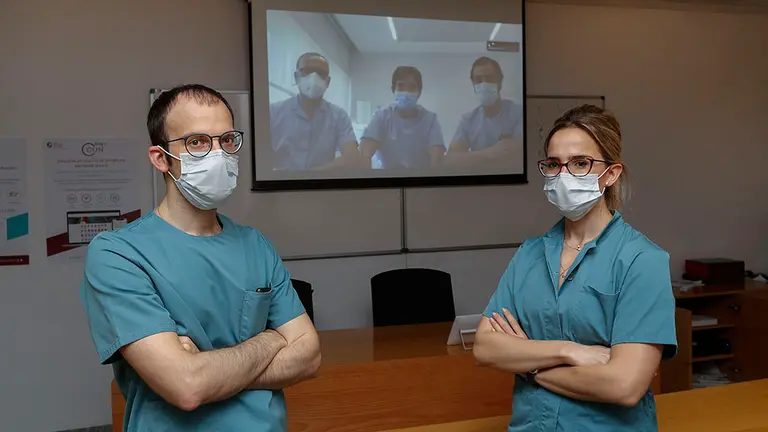 Grupo investigadores del estudio organizado por la Clínica Universidad de Navarra. CEDIDA 