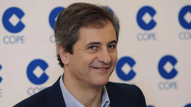 El periodista deportivo de la Cadena Cope Manolo Lama. Europa Press.