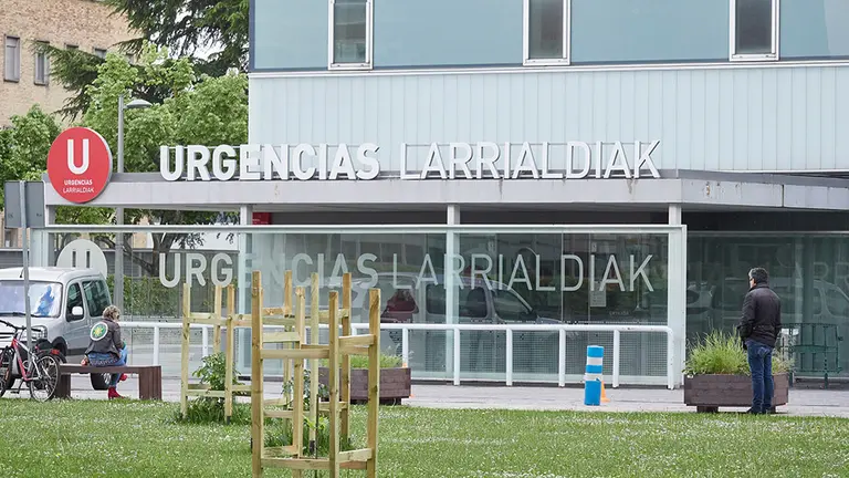 Acceso del Servicio de Urgencias del Complejo Hospitalario de Navarra. ARCHIVO