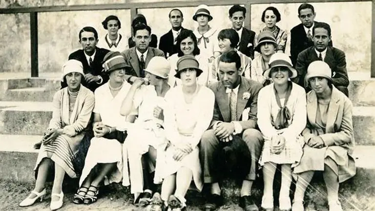 Imagen de los Marqueses de Zabalegui. FOTOTECA DE NAVARRA