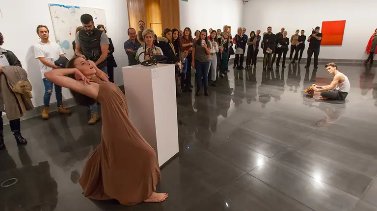 Espectáculo &#34;Transmutación&#34; en el Museo Universoidad de Navarra. Cedida.