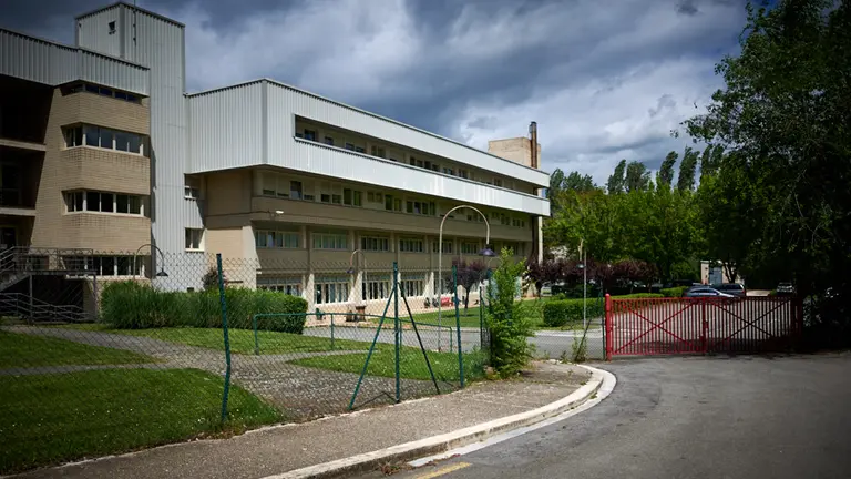 Residencia de El Vergel durante la crisis del coronavirus en Pamplona. Miguel Osés