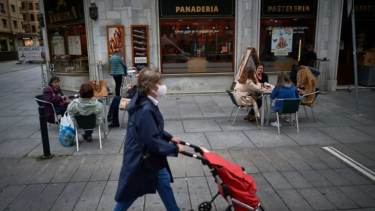 Pamplona pasa a la fase 1 del confinamiento durante la crisis del coronavirus. Miguel Osés