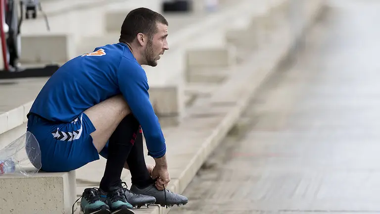 Oier Sanjurjo en Tajonar. CA Osasuna.