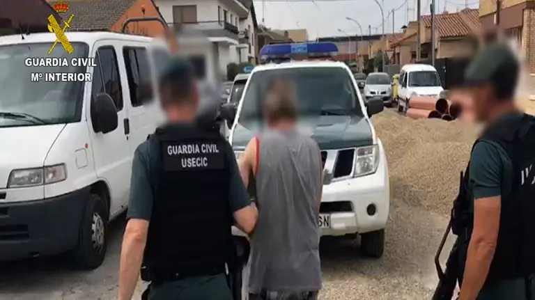 Dos detenidos en Castejón por tráfico de drogas. GUARDIA CIVIL