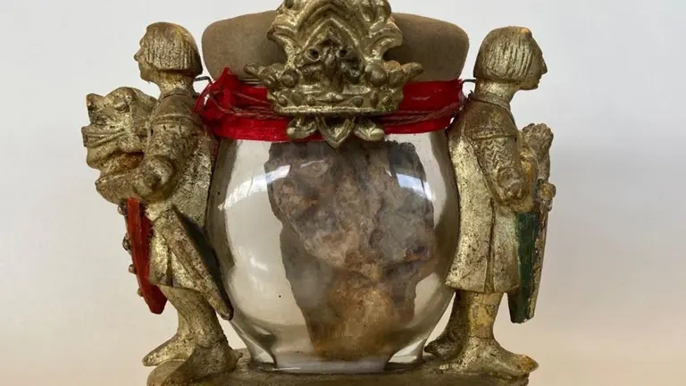 Imagen del corazón de Carlos II de Navarra. GOBIERNO DE NAVARRA