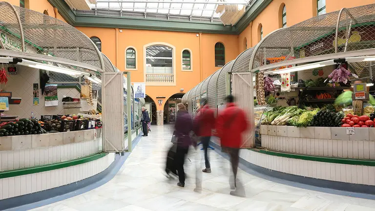 Mercado municipal de Santo Domigo en Pamplona. Cedida