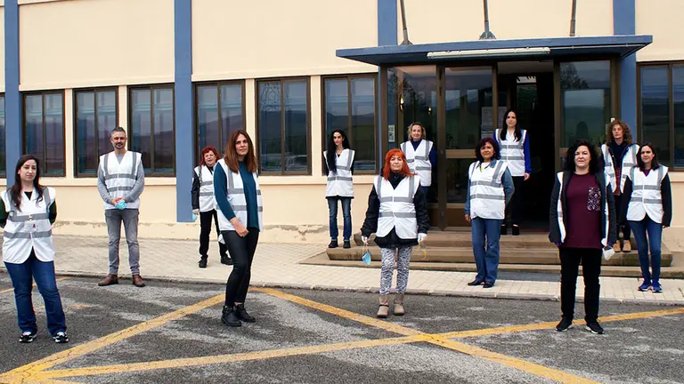 Fotografía de parte del equipo de profesionales de psicología que ha prestado este servicio durante la crisis del coronavirus.