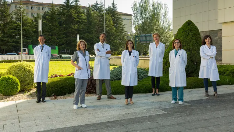 Equipo investigador ensayo linfoma folicular. CEDIDA