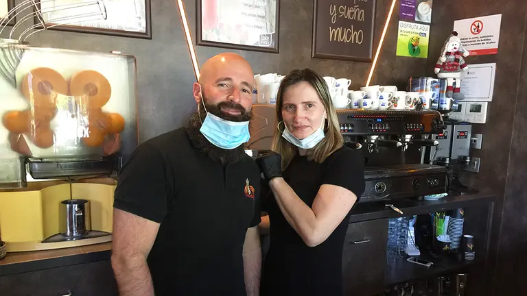 Ezequiel Subiza y Mónica en el Ogi Berri Los Fueros de Pamplona. Navarra.com