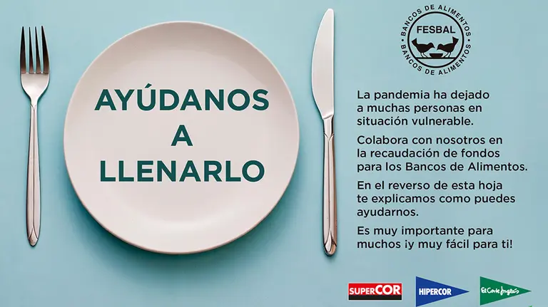 Imagen de la iniciativa solidaria de El Corte Inglés. Cedida.