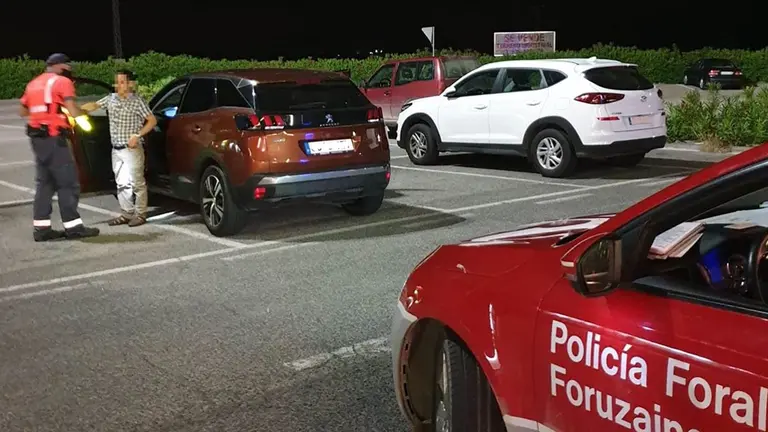 Conductor imputado en Corella POLICÍA FORAL