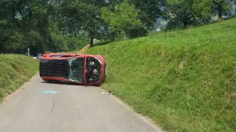 Accidente de tráfico en Bera GUARDIA CIVIL