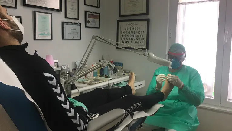 Javier Rada, podologo de Osasuna. CEDIDA