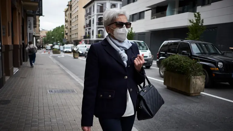 Cambios de tráfico tras la peatonalización de la Calle Amaya de Pamplona. PABLO LASAOSA
