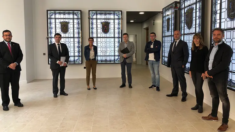 Reunión de las empresas de economía social de Navarra con María Chivite. Cedida.