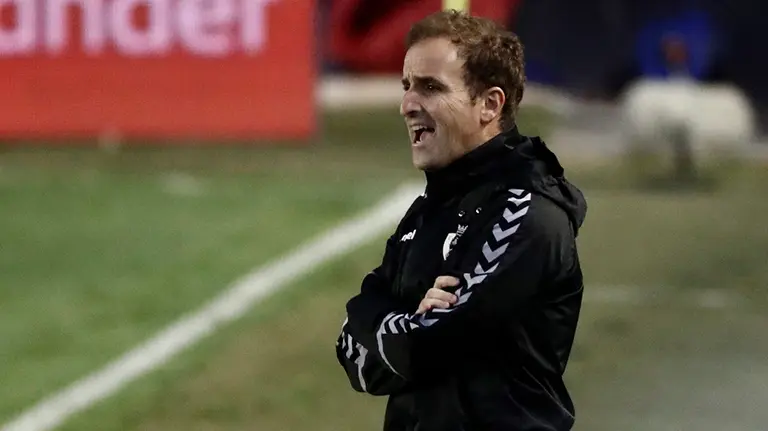 Jagoba Arrasater durante el partido entre Osasuna y el Atletico Madrid en El Sadar Stadium, in Pamplona, northern Spain, 17 June 2020. EFE/ Jesus Diges