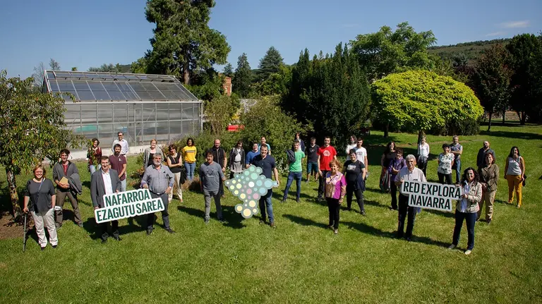 Alumnado del ciclo de Educación Ambiental en el acto de final de curso celebrado hoy en el CI Agroforestal de Villava. GOBIERNO DE NAVARRA