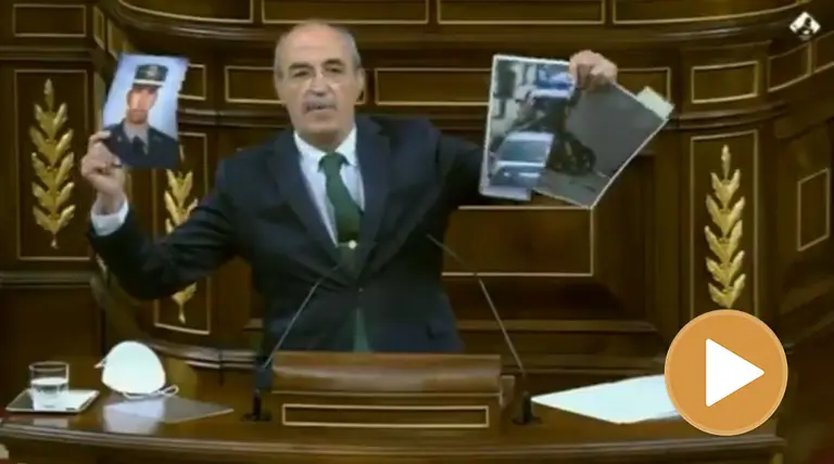 Toni Salvá, diputado de Vox, en el Congreso TWITTER player