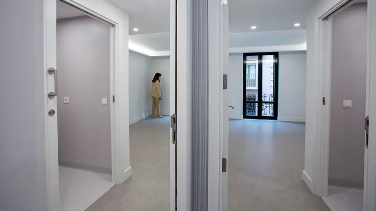 El Ayuntamiento de Pamplona termina las obras de rehabilitación del inmueble de la calle Mayor que acogerá un proyecto de coliving sobre tecnología y medioambiente. AYUNTAMIENTO DE PAMPLONA