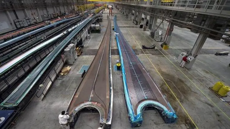 Instalaciones de la factoría de Siemens Gamesa en Aoiz ARCHIVO