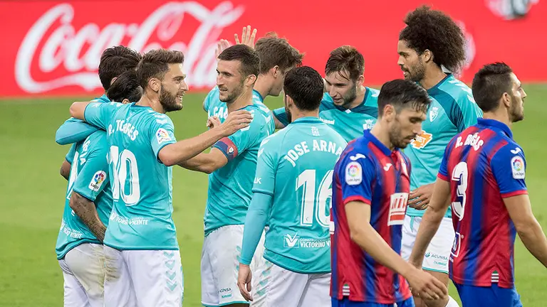 Los jugadores rojillos siguen de enhorabuena en este final de liga. CA Osasuna.