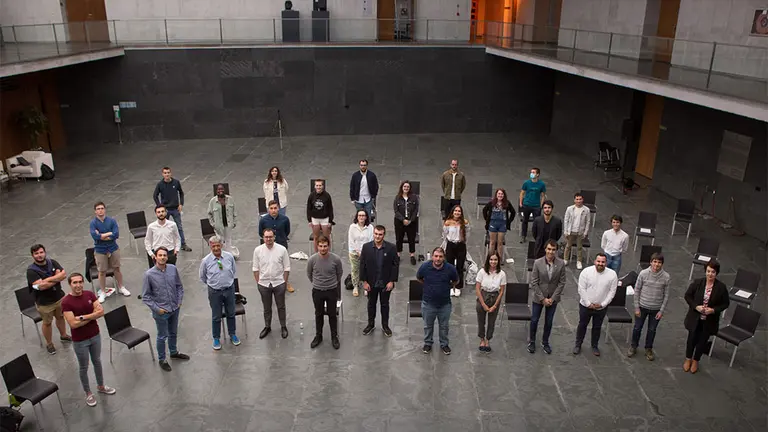 Sesión de julio del Parlamento Joven de Navarra. Cedida