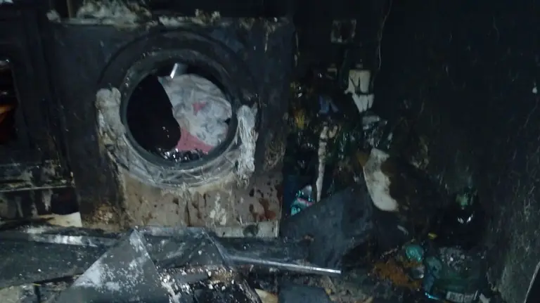 Incendio en una vivienda de Pamplona. GOBIERNO DE NAVARRA