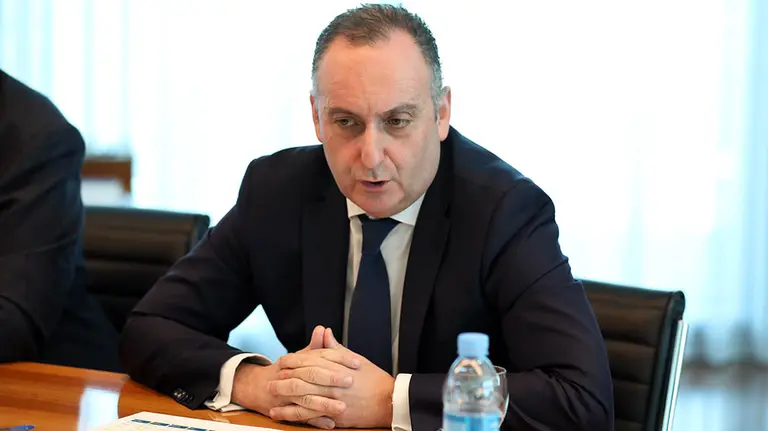 El director Financiero y de Expansión de Correos, Roberto Ducay, durante la presentación de los resultados de la compañía en el primer trimestre 2019 y  las líneas estratégicas en que trabaja el operador postal público.

30 abril 2019, sector público, economía, comunicaciones
  (Foto de ARCHIVO)

30/4/2019