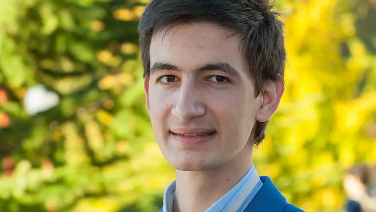 Albert Vidal, alumno de Relaciones Internacionales. UNAV