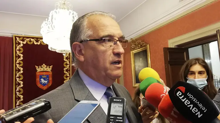 Enrique Maya comparece ante los medios y hace un balance sobre el no San Fermín. EUROPA PRESS