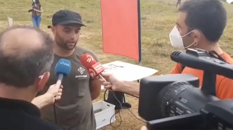 Mattin Ayestarán, director de la excavación.SOCIEDAD DE CIENCIAS ARANZADI