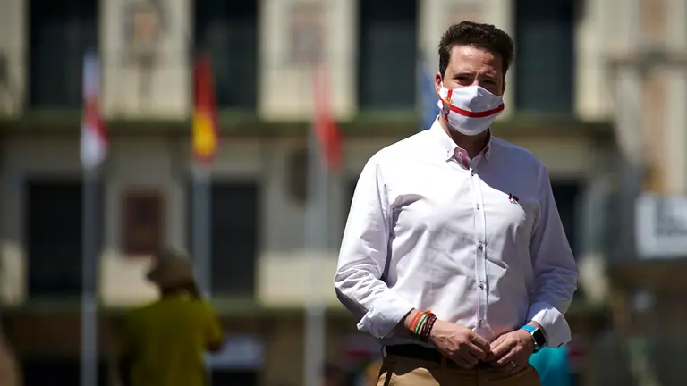 Alejandro Toquero, alcalde de Tudela, posa para un retrato para NAVARRACOM. PABLO LASAOSA