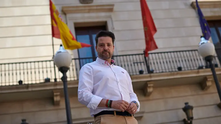 Alejandro Toquero, alcalde de Tudela, posa para un retrato para NAVARRACOM. PABLO LASAOSA