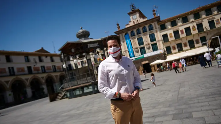 Alejandro Toquero, alcalde de Tudela, posa para un retrato para NAVARRACOM. PABLO LASAOSA