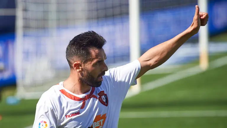 Partido entre Osasuna y Celta correspondiente a la jornada número 36 jugado en el estadio de El Sadar de Pamplona. MIGUEL OSÉS