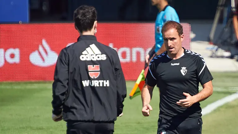 Partido entre Osasuna y Celta correspondiente a la jornada número 36 jugado en el estadio de El Sadar de Pamplona. MIGUEL OSÉS