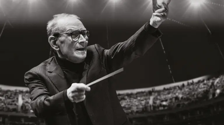El compositor Ennio Morricone, recientemente fallecido.