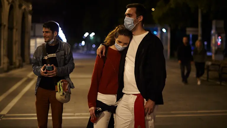 Pobre de mi en Pamplona con San Fermín de 2020 cancelado por la crisis del coronavirus. PABLO LASAOSA