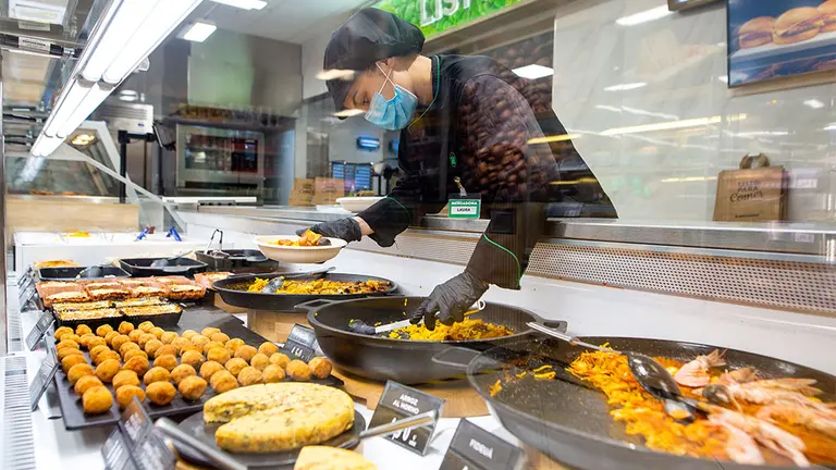 Sección Listo para Comer en Mercadona. Cedida