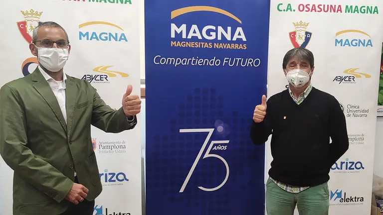 Osasuna Xota sigue ligado a Magnesitas Navarras. Cedida.