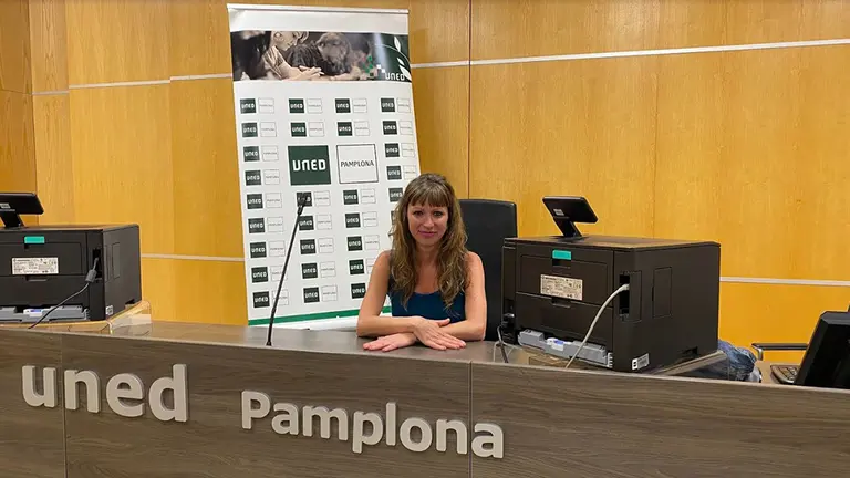 Ana C. Biurrun, profesora de la UNED en Pamplona CEDIDA