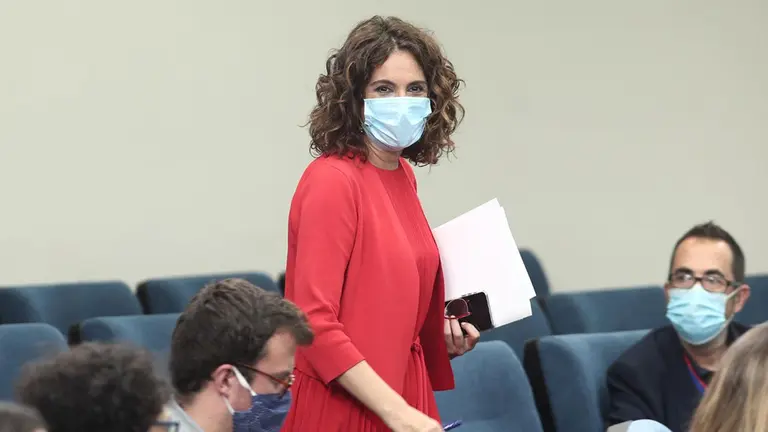 La ministra portavoz y de Hacienda, María Jesús Montero. EUROPA PRESS