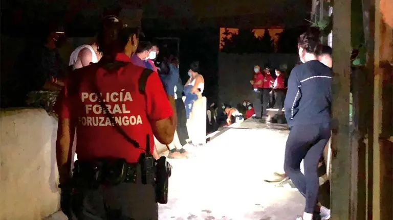 Tres jóvenes denunciados en Añorbe tras una alerta por aglomeraciones. POLICÍA FORAL